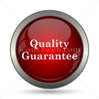 Quality guarantee vector icon - Icons for website