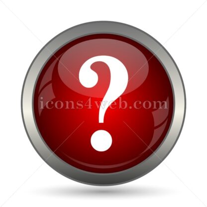 Question mark vector icon - Icons for website