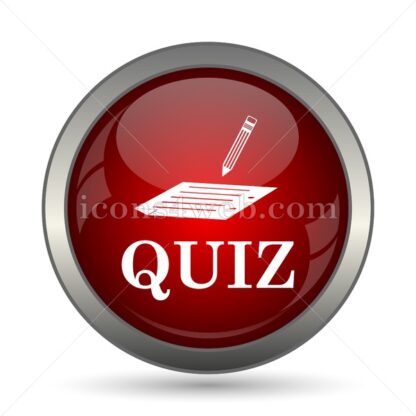 Quiz vector icon - Icons for website