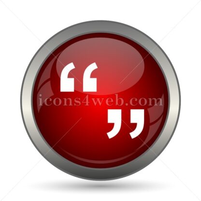 Quotation marks vector icon - Icons for website