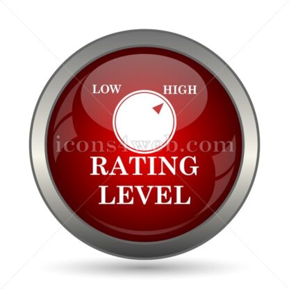 Rating level vector icon - Icons for website