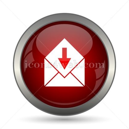 Receive e-mail vector icon - Icons for website