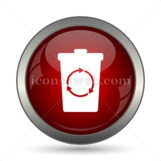 Recycle bin vector icon