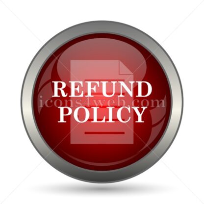 Refund policy vector icon - Icons for website