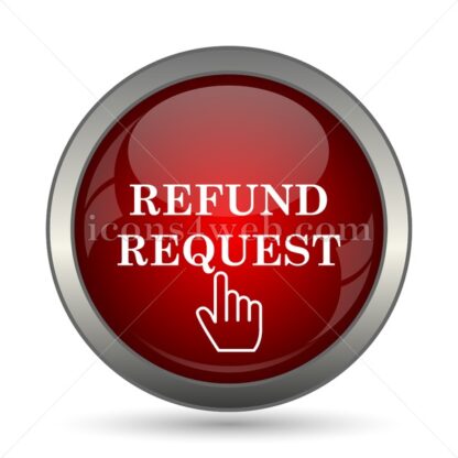 Refund request vector icon - Icons for website