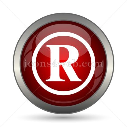 Registered mark vector icon - Icons for website