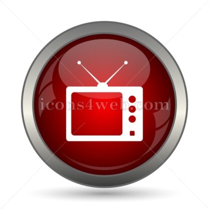 Retro tv vector icon - Icons for website