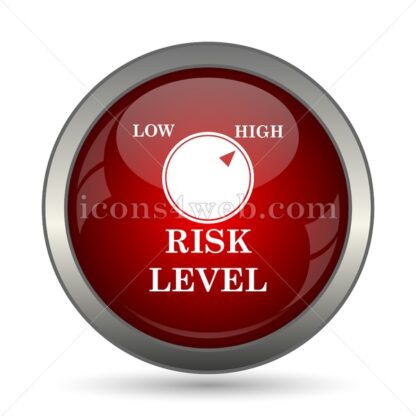Risk level vector icon - Icons for website