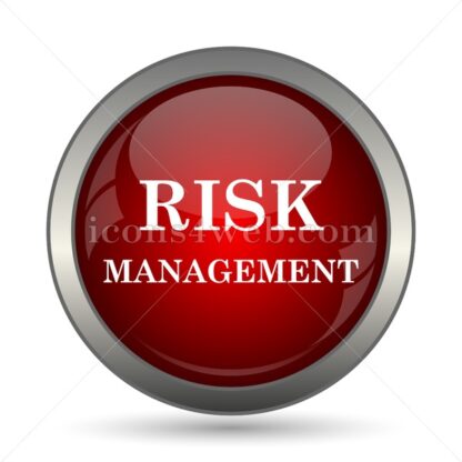 Risk management vector icon - Icons for website