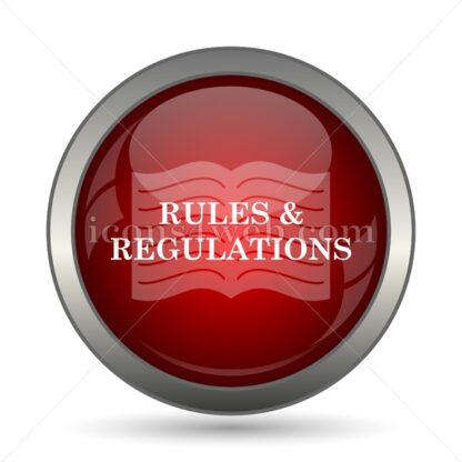 Rules and regulations vector icon - Icons for website