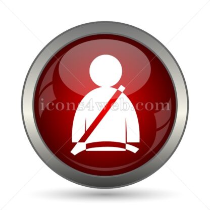 Safety belt vector icon - Icons for website