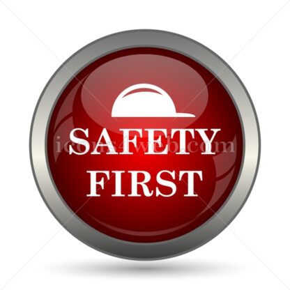 Safety first vector icon - Icons for website