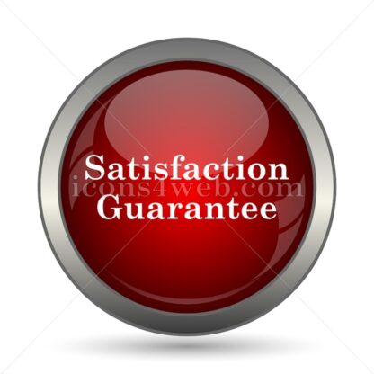 Satisfaction guarantee vector icon - Icons for website