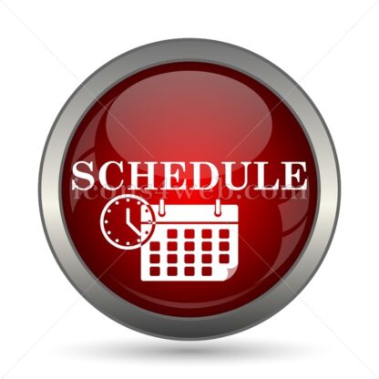 Schedule vector icon - Icons for website