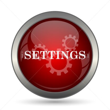 Settings vector icon - Icons for website