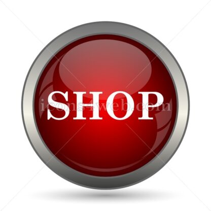Shop vector icon - Icons for website