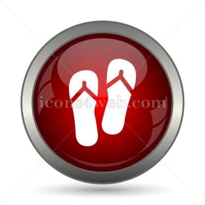 Slippers vector icon - Icons for website