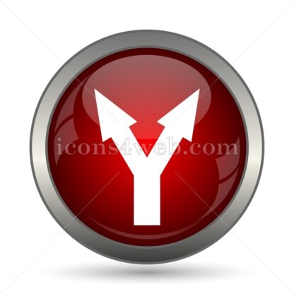 Split arrow vector icon - Icons for website