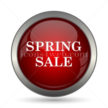 Spring sale vector icon - Icons for website
