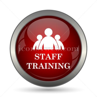 Staff training vector icon - Icons for website