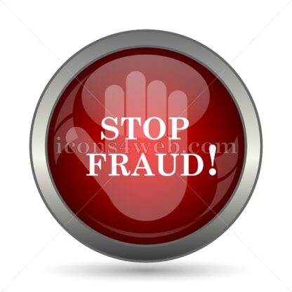Stop fraud vector icon - Icons for website