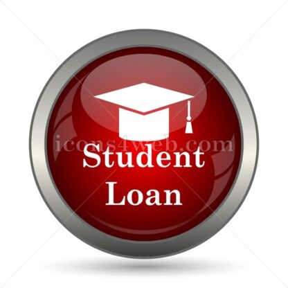 Student loan vector icon - Icons for website