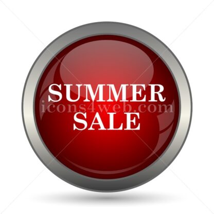 Summer sale vector icon - Icons for website