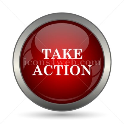 Take action vector icon - Icons for website