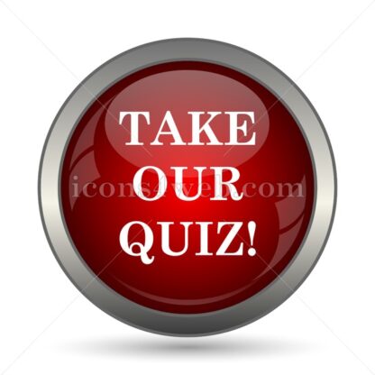 Take our quiz vector icon - Icons for website