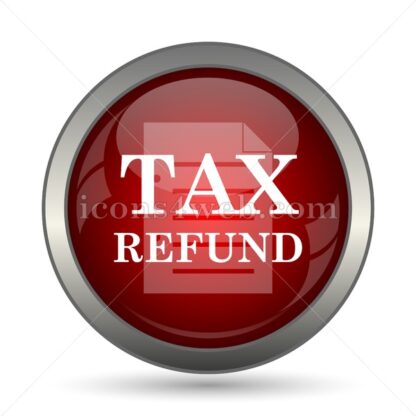 Tax refund vector icon - Icons for website