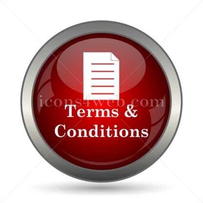 Terms and conditions vector icon - Icons for website