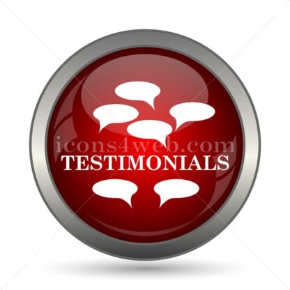 Testimonials vector icon - Icons for website