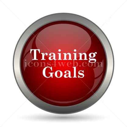 Training goals vector icon - Icons for website