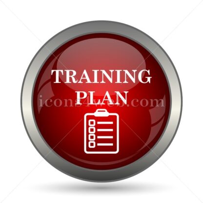 Training plan vector icon - Icons for website