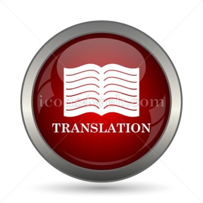 Translation book vector icon - Icons for website