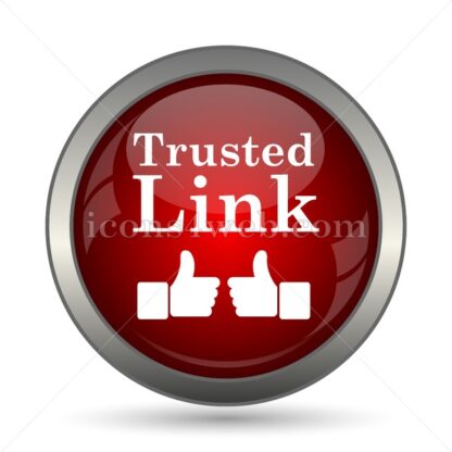 Trusted link vector icon - Icons for website