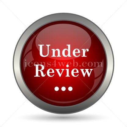 Under review vector icon - Icons for website