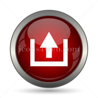 Upload sign vector icon - Icons for website
