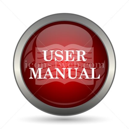 User manual vector icon - Icons for website