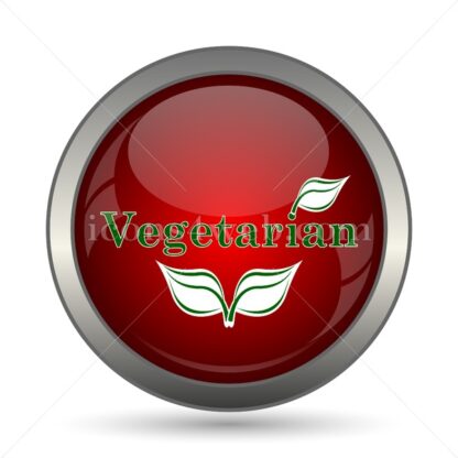 Vegetarian vector icon - Icons for website
