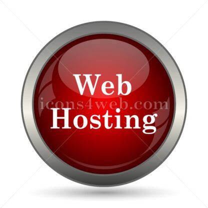 Web hosting vector icon - Icons for website