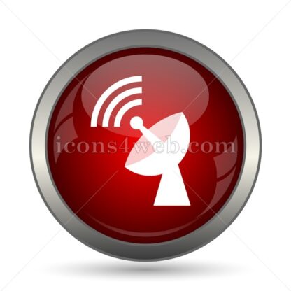 Wireless antenna vector icon - Icons for website