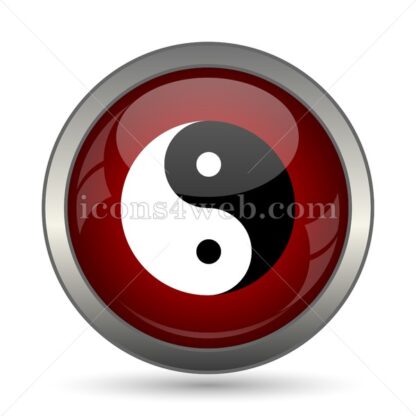 Ying yang vector icon - Icons for website