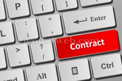 Contract button on keyboard - Icons for website
