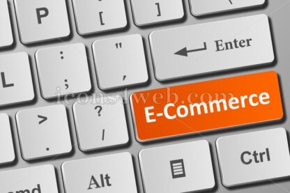 E-commerce button on keyboard - Icons for website