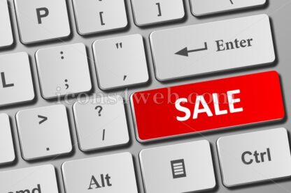 Sale  button on keyboard - Icons for website