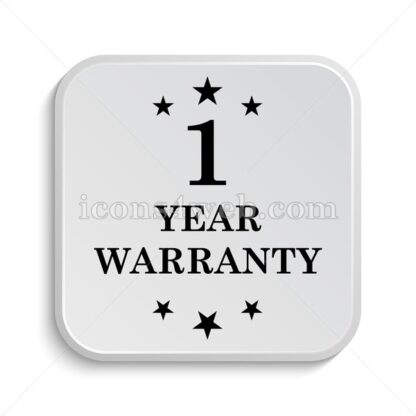 1 year warranty icon design – 1 year warranty button design. - Icons for website