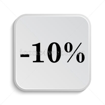 10 percent discount icon design – 10 percent discount button design. - Icons for website