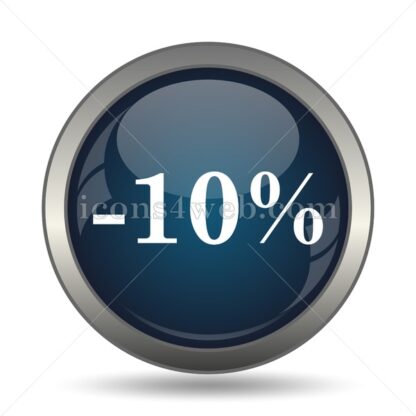 10 percent discount icon for website – 10 percent discount stock image - Icons for website