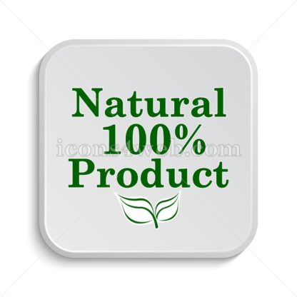 100 percent natural product icon design – 100 percent natural product button design. - Icons for website